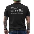 ヴィンテージ1956クラシックカー 70歳の誕生日 メンズTシャツ バックプリント