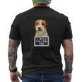 個人ストーカー 犬 ジャック・ラッセル・テリア I Will Follow You メンズTシャツ バックプリント