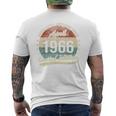 60歳の誕生日 1966年4月から絶対に素晴らしいヴィンテージ。 メンズTシャツ バックプリント