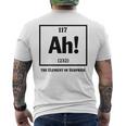 Ah The Element Ofurprise Periodic Table メンズTシャツ バックプリント