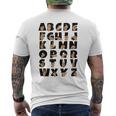 ASL American Sign Language Alphabet Teacher Deaf Tank Top Men's Back Print T-Shirt