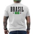 Brasil Est 1500 ブラジル ブラジリアン 国旗 プライド 長袖tシャツ メンズTシャツ バックプリント