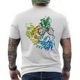 Dna ポリメラーゼ遺伝学 分子生物学 科学者 メンズTシャツ バックプリント