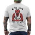 Got Ink Tattoo Devil Hell Yeah Inked Tattooist メンズTシャツ バックプリント