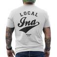 Ina Local 伊那市ローカル 故郷 メンズTシャツ バックプリント