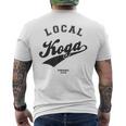 Koga Local 古賀市ローカル 故郷 メンズTシャツ バックプリント