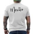 Love Mexico キュート ハート 誇り メキシコ人 愛 メキシコ 長袖tシャツ メンズTシャツ バックプリント