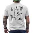 Nazca Lines 古代ufoエイリアン地球外生命アートtシャツ メンズTシャツ バックプリント