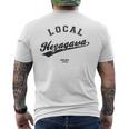 Neyagawa Local 寝屋川ローカル 故郷 メンズTシャツ バックプリント
