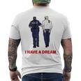 On Back I Have A Dream Trump Police 格言 男性 メンズTシャツ バックプリント