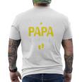 メンズ Promoted To Papa Est 2027Oon To Be Dad メンズTシャツ バックプリント