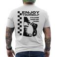 Skakaka Enjoy Yourself Its Later Than You Think 長袖tシャツ メンズTシャツ バックプリント
