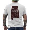 アラバママップ マッスルショールズ 録音 キャピタルロック グラフィック メンズTシャツ バックプリント
