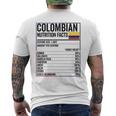 コロンビア 栄養成分 食品 カミセタ コミダ コロンビア メンズTシャツ バックプリント