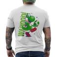 ザ・スーパーマリオギャラクシー・ムービー Action Yoshi メンズTシャツ バックプリント