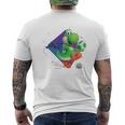 ザ・スーパーマリオギャラクシー・ムービーyoshi In Action メンズTシャツ バックプリント