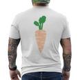 ニンジン コスチューム 野菜 カーニバル コスチューム ビーガン Carrot Costume メンズTシャツ バックプリント