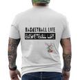 バスケットボール Basketball Life ラビット メンズTシャツ バックプリント