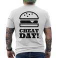ファニージム チートデー ハンバーガー キャブ フード メンズTシャツ バックプリント