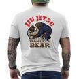 ブラジリアン柔術 Bjj クマのように訓練する 長袖tシャツ メンズTシャツ バックプリント