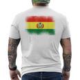 ボリビア国旗ボリビア メンズTシャツ バックプリント