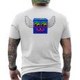 ロックスゲーム内でブレインロットゴッドラッキーブロック4頭脳を盗む メンズTシャツ バックプリント