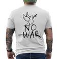 不戦の鳩 世界平和の象徴 ホープ・ハーモニー・フェスティバル No War Dove Of Wolrd Peace 長袖tシャツ メンズTシャツ バックプリント