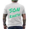 息子の男のための最高の息子の誕生日プレゼント Beston I Know On Earth メンズTシャツ バックプリント