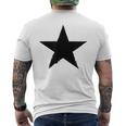 星 星柄 メンズ 半袖 マーク ロック おしゃれ かっこいい 大きいサイズ プリント 白t 春夏 エストンプステラ メンズTシャツ バックプリント