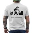 浄化槽ポンプ メンズTシャツ バックプリント