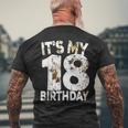 18歳の誕生日 It's My 18歳の誕生日 18歳の誕生日 メンズTシャツ バックプリント 高齢者への贈り物