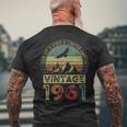 1961年ヴィンテージ、限定版、65歳の誕生日、65歳 メンズTシャツ バックプリント 高齢者への贈り物