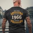 60歳の誕生日 還暦 真のレジェンドは1966年生まれ メンズTシャツ バックプリント 高齢者への贈り物