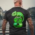 8E Anniversaire Lézard Pour Enfants 8 Ans Caméléon T-shirt imprimé au dos Cadeaux pour les vieillards