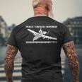 A-10イボイノシシサンダーボルトプレーンミームbbbrrrtttおかしいジョーク 長袖tシャツ メンズTシャツ バックプリント 高齢者への贈り物