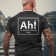 Ah The Element Ofurprise cience Periodic Table メンズTシャツ バックプリント 高齢者への贈り物
