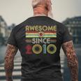 Awesomeince 2010 Classic Year Birth Of Birthdayintage メンズTシャツ バックプリント 高齢者への贈り物