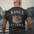 Big Floppa カラカルキャットミーム Raise A Floppa 長袖tシャツ メンズTシャツ バックプリント 高齢者への贈り物