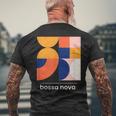 Bossa Nova ブラジル ジャズミュージック ヴィンテージモダンデザインtシャツ メンズTシャツ バックプリント 高齢者への贈り物