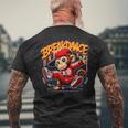 Breakdance ヒップホップ ダンス衣装 モンキー ブレイクダンス メンズTシャツ バックプリント 高齢者への贈り物