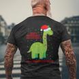 Brontosaurus For Christmas Only A Brontosaurus Will Do Men's Back Print T-Shirt Gifts for Old Men Brontosaurus For Christmas Only A Brontosaurus Will Do Men's Back Print T-Shirt Gifts for Old Men