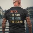 Butch The Man Myth And Legend ファニーネーム カスタマイズ可 メンズTシャツ バックプリント 高齢者への贈り物
