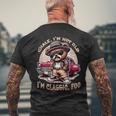 Chale Im Not Old Im Classic Fool ローライダー チカーノ メンズTシャツ バックプリント 高齢者への贈り物