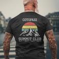I Climbed Cotopaxiummit Club ハイキング エクアドルハイキング 長袖tシャツ メンズTシャツ バックプリント 高齢者への贈り物