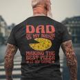 Dad Best Pizza Is My Game ピザ作り メンズTシャツ バックプリント 高齢者への贈り物
