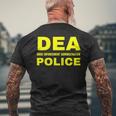 Dea 警察官 麻薬取締局 フロントプリント 長袖tシャツ メンズTシャツ バックプリント 高齢者への贈り物