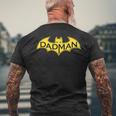 Divertente Papà Regalo Di Compleanno Uomo Idea Dadman T-shirt da uomo con stampa posteriore Regalos para ancianos