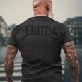 Ebitda 長袖tシャツ メンズTシャツ バックプリント 高齢者への贈り物