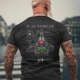 F-14 Tomcatpecs シャツ 長袖tシャツ メンズTシャツ バックプリント 高齢者への贈り物
