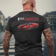 F80 イタリア ハイパー カー スー メンズTシャツ バックプリント 高齢者への贈り物